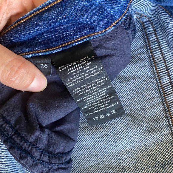 J Brand Mid-Blue “Wynne Straight High-Rise” Jeans - Picture 3 of 9